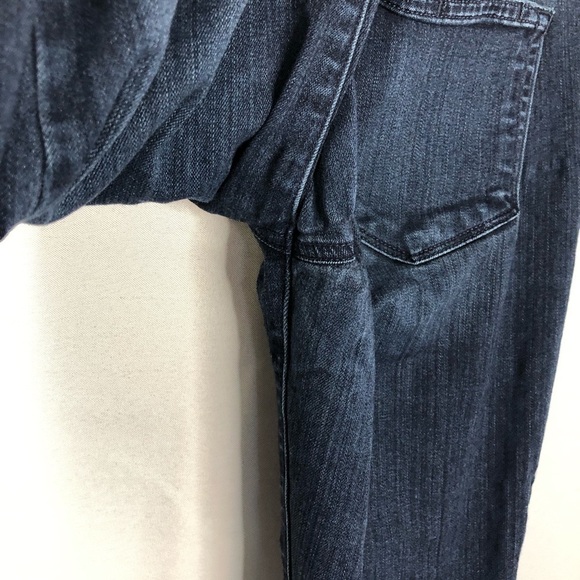 PAIGE Dark Blue Wash Verdugo Skinny Ankle Cropped Jeans 29 - Picture 10 of 10